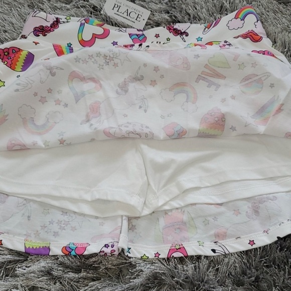 NWT TCP Skort, unicorns and rainbows - Picture 4 of 5